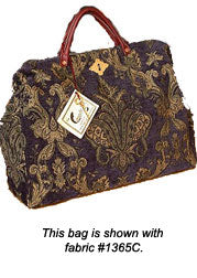 The Authentic Carpetbag       ---       Weekender - Victorian Carpet bag- Carry on- Vintage - Mary Poppins